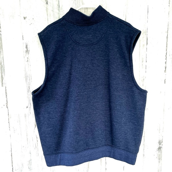 Orvis Men’s 1/4 Zip & Snap Closure Pullover Vest Size XXL In Blue - Picture 5 of 5